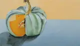 Sophie Dunlop, Pumpkin, Oil on Canvas on Board