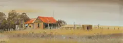 Bill O'Shea, Old Homestead, Birriwa NSW, 1976, Oil on Canvas Board