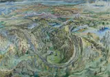 Jeff Faulkner, Plenty Gorge, 1987, Oil on Canvas