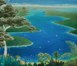 Bronwyn Roodenrys, Whitsundays, Queensland, 2002, Acrylic on Canvas on Board