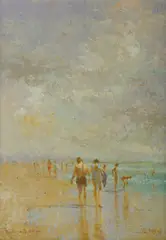Dale Marsh, Reflections and the Purple Noon, 1980, Oil on Board