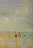 Dale Marsh, Reflections and the Purple Noon, 1980, Oil on Board