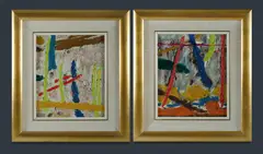 Robert J Burgess, (2), Oil on Canvas (2)
