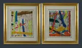 Robert J Burgess, (2), Oil on Canvas (2)