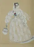Edgar Pritchard, Desdemona, Gouache