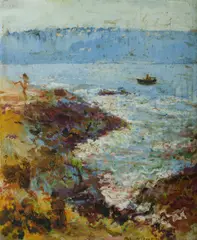 Paul Delprat, Balmoral, 1975, Oil on Panel