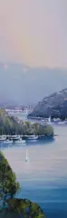 Howard Ireland, Evening Calm, Middle Harbour, Oil on Canvas on Board