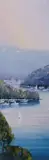 Howard Ireland, Evening Calm, Middle Harbour, Oil on Canvas on Board