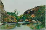 Gil Jamieson, Jewar [India]' 1983, no 31 from 'Five States Trip' series, W/Clr & Gouache