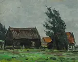 Leonid Sologub, St Nicolas, 1949, Oil on Card