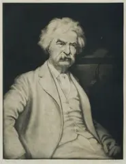 Frank Arthur Nankivell, Mark Twain, Etching & Aquatint