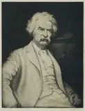 Frank Arthur Nankivell, Mark Twain, Etching & Aquatint