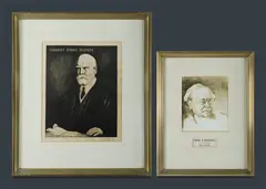 Frank Arthur Nankivell, Charles Evans Hughes, Chief Justice [36th Governor of New York], 1935, Accompanied by photographic print of the artist