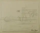 Russell Drysdale, Study for Deserted Out-Station
