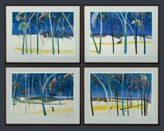 (4) by Arthur Boyd, Lithograph (4) 24/37, sold Aug 2020