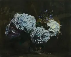 Arthur Streeton, Still Life with Hydrangeas, 1925, Oil on Canvas