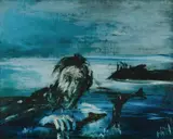 Pro Hart, Untitled - possibly depicting biblical story