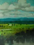 Alan Jones, Darug Land #3, 2008, Oil on Linen