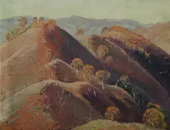 Herbert Reginald Gallop, Kangaroo Hills (Moonan, Upper Hunter River), Oil on Canvas on Board