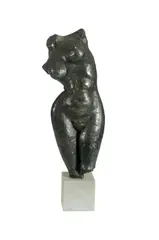 Benjamin Collins, Australian Venus,' 1970s. Bronze with silver & white marble base, cast: 1970s by Ben Collins. Edition 3 of 10, signed 'B. Collins 3/10' (base). Acquired: 1995 from Ben Collins. (H43cm W13cm D9cm)