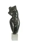 Benjamin Collins, Australian Venus,' 1970s. Bronze with silver & white marble base, cast: 1970s by Ben Collins. Edition 3 of 10, signed 'B. Collins 3/10' (base). Acquired: 1995 from Ben Collins. (H43cm W13cm D9cm)