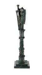 No. 465 by Robert Klippel, 1983, Bronze on Granite base ed. 59/100, sold Aug 2020