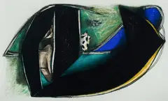 Fred Cress, Secrets 23, 1985, Pastel & Charcoal