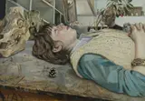 Andrew Ratcliffe, Artist & Model, 1982, Oil on Canvas