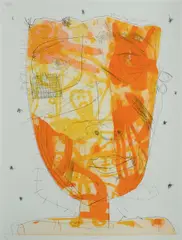 Hothead by David Larwill, 2005, Coloured Etching 41/50, sold Aug 2020