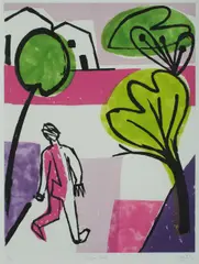 Mark Schaller, Clifton Hill, 2006, etching