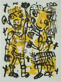 David Larwill, Yes, 2005, etching, ed. A/P
