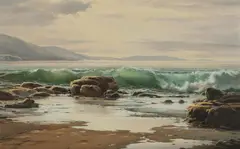 Melvin Duffy, Toward Pretty Point (South Coast, NSW), Oil on Canvas on Board
