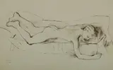Donald Friend, Male Nude, Firenze