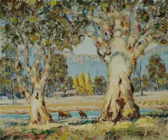 Thomas Boyd, Widden Valley, Oil on Board