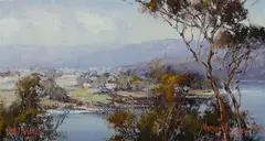 Hawkesbury by Werner Filipich, 1987, Oil on Canvas on Board, sold Aug 2020