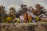 Werner Filipich, Wattle Flat, 1987, Oil on Canvas on Board
