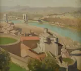 Henry Hanke, The Rhone at Avignon