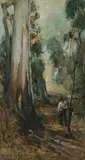 Frank R. Crozier, The Swaggie, Oil on Canvas