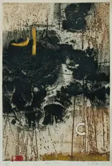 Earle Backen, Dust Storm, 1965, Coloured Etching 106/110