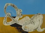 Douglas Watson, Nude, 1965, Oil & Mixed Media on Board