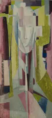 Douglas Watson, Head Study, Oil on Board
