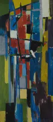 Douglas Watson, Christ, 1957, Oil on Board