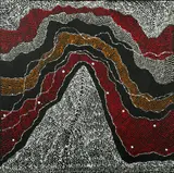 Julie Robinson Nangala, Ngapa Jukurrpa (Water Dreaming) - Pirlinyarnu, 2015, Acrylic on Canvas