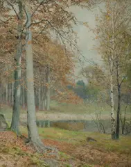 James Thomas Watts, Autumn in Westmoreland, W/Clr & Gouache