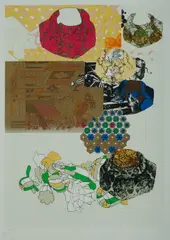 Gillian Ayres, Lorenzo the Magnificent and Niccolo the Gear, 1967, S/Print 63/75