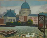Roland Wakelin, St Paul's from the South Bank [London]