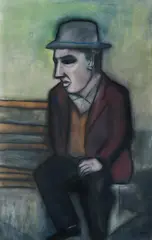 Robert Dickerson, After the Last, 1986, Pastel on Paper