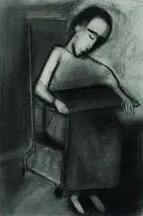 Home by Robert Dickerson, 2001, Charcoal on Paper, sold Jul 2020