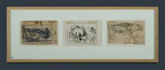 (3) by Arthur Murch, Ink & Wash (3), sold Jul 2020
