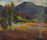 Alison Rehfisch, NSW Landscape with Watercourse